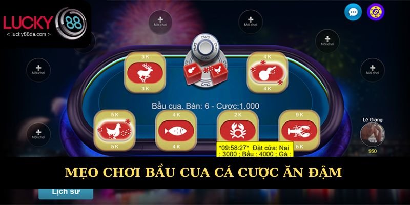 Những mẹo chơi bầu cua cá cược ăn đậm